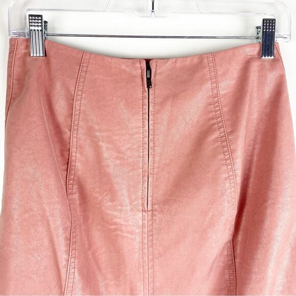 Free People Modern Femme Vegan Leather Suede Women’s Size 2 - Picture 8 of 10